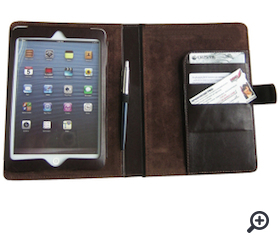 Кожаный чехол для Ipad-mini. Комбинированный